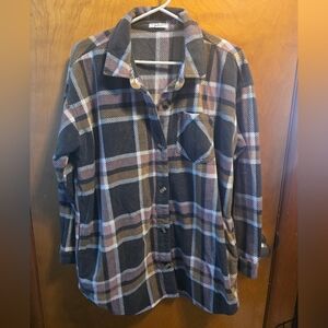 2/$15 Maurices Plaid Fleece Jacket